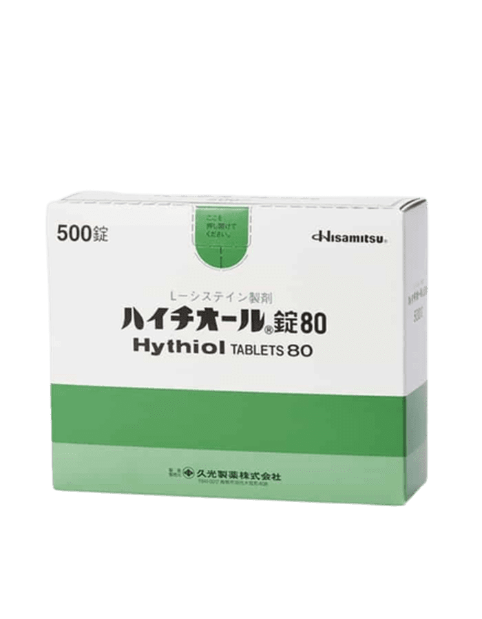 Viên uống L-cystine Hythiol Nhật Bản trị mụn, mọc tóc, sáng da, ngăn ngừa thâm
